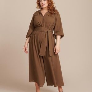 Apiece Apart Isla Wide Leg Jumpsuit size 10